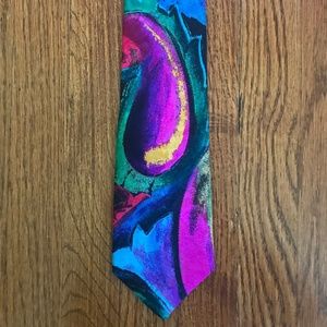 Serica Elite rainbow tie made in Italy 100% Silk